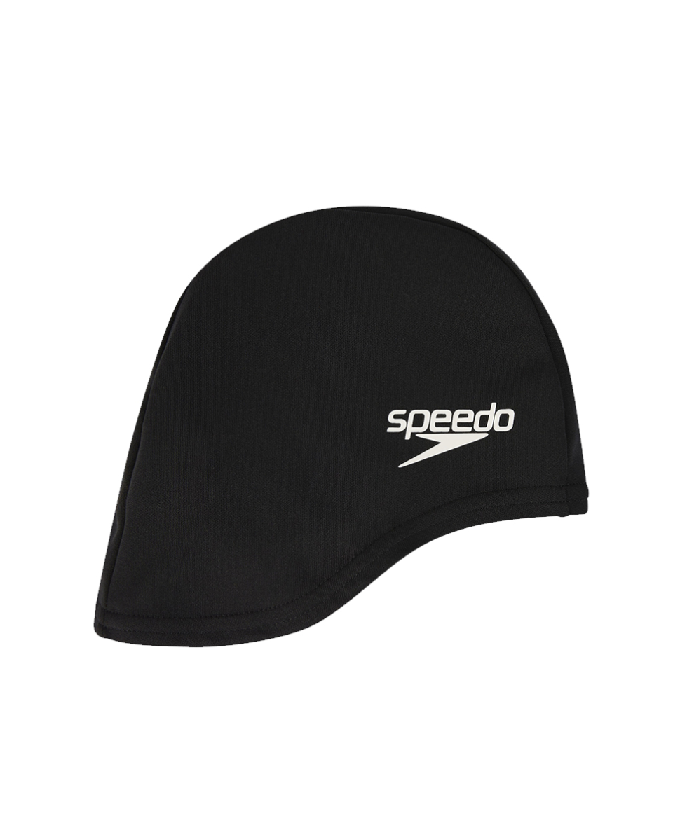 SPEEDO - CUFFIA POLYESTER CAP JUNIOR - 710110001 - BLACK