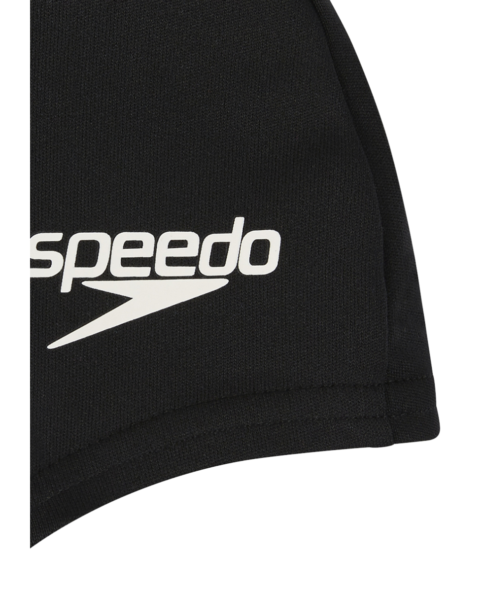 SPEEDO - CUFFIA POLYESTER CAP JUNIOR - 710110001 - BLACK