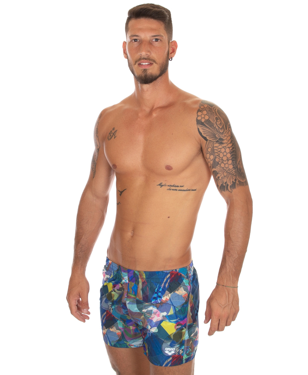 ARENA - COSTUME SHORT - NEWSFLASH X-SHORT - 001466701 - NAVY/MULTI
