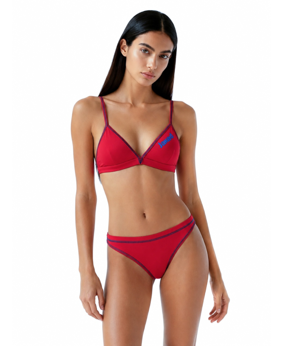 JAKED - COSTUME DUE PEZZI MILANO - JWNUD05006 - RED/BLUE