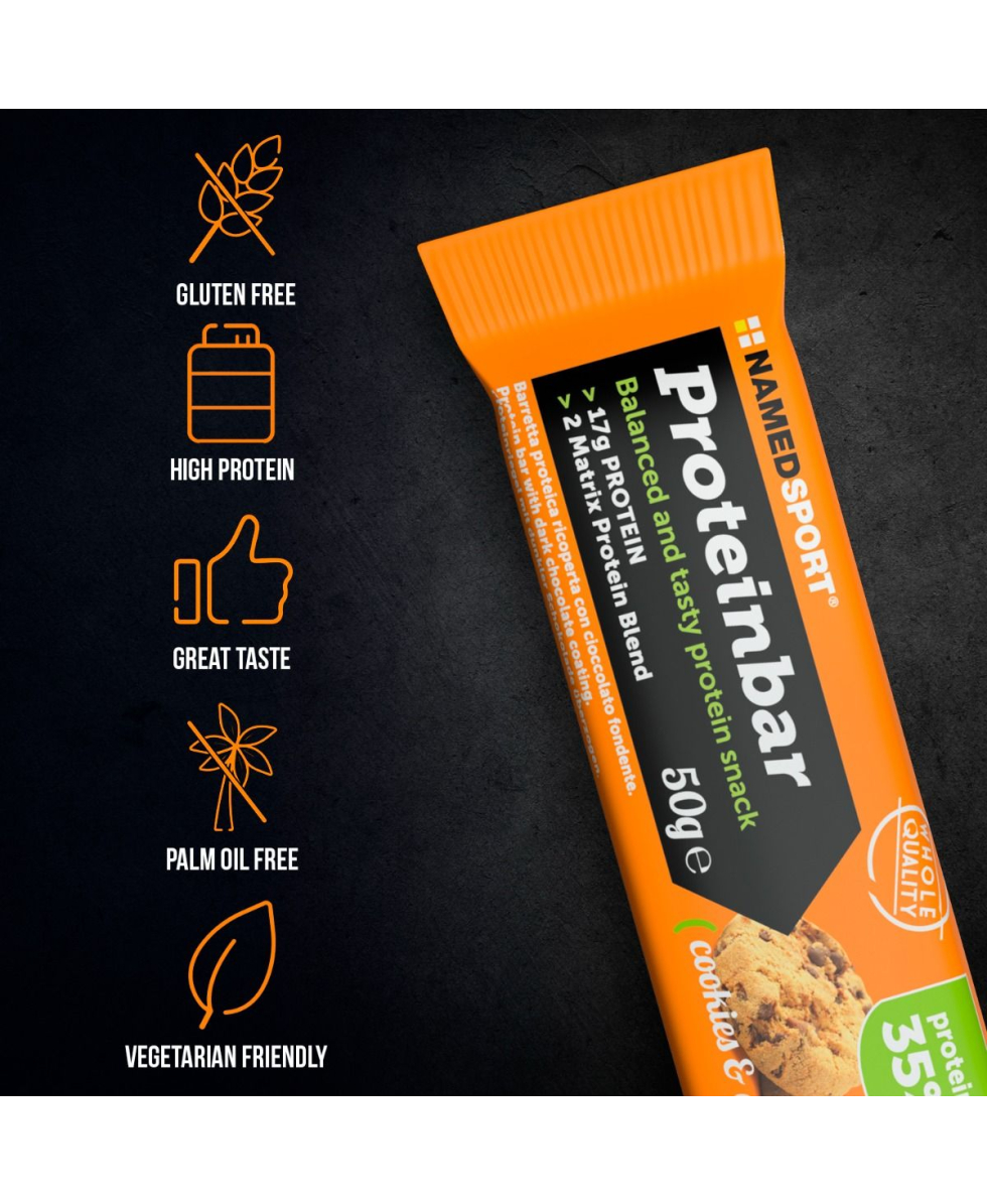 NAMED SPORT - PROTEINBAR - 50G - COOKIES & CREAM