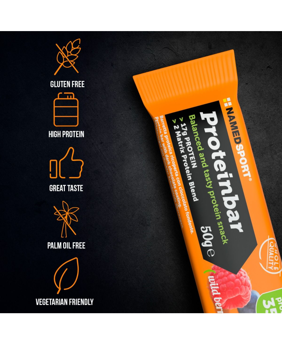 NAMED SPORT - PROTEINBAR - 50G - WILD BERRIES