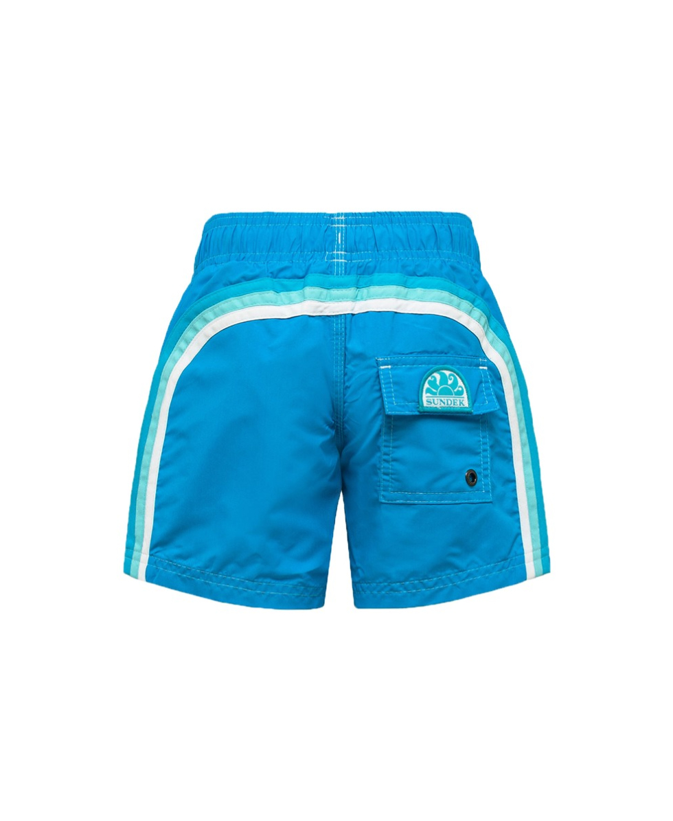 SUNDEK - COSTUME BOARDSHORT BOY 9,5" - B504BDTA100-674 - OVERSEA - BS/RB ELASTIC WAIST