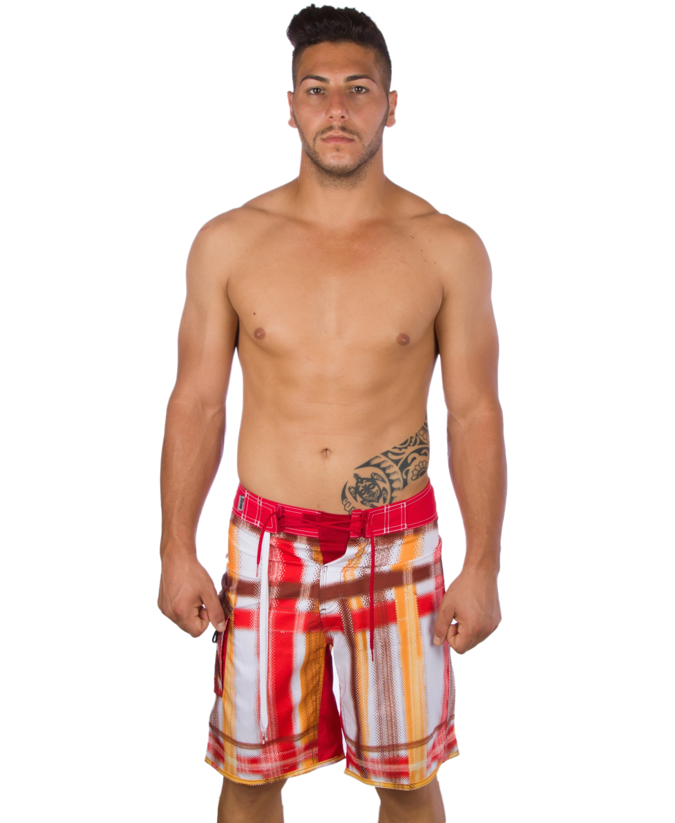 REEF - COSTUME BERMUDA - PHOTOPLAID - ITR1073 - ORANGE