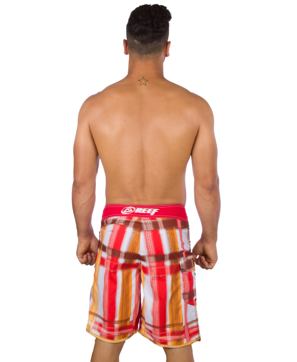REEF - COSTUME BERMUDA - PHOTOPLAID - ITR1073 - ORANGE