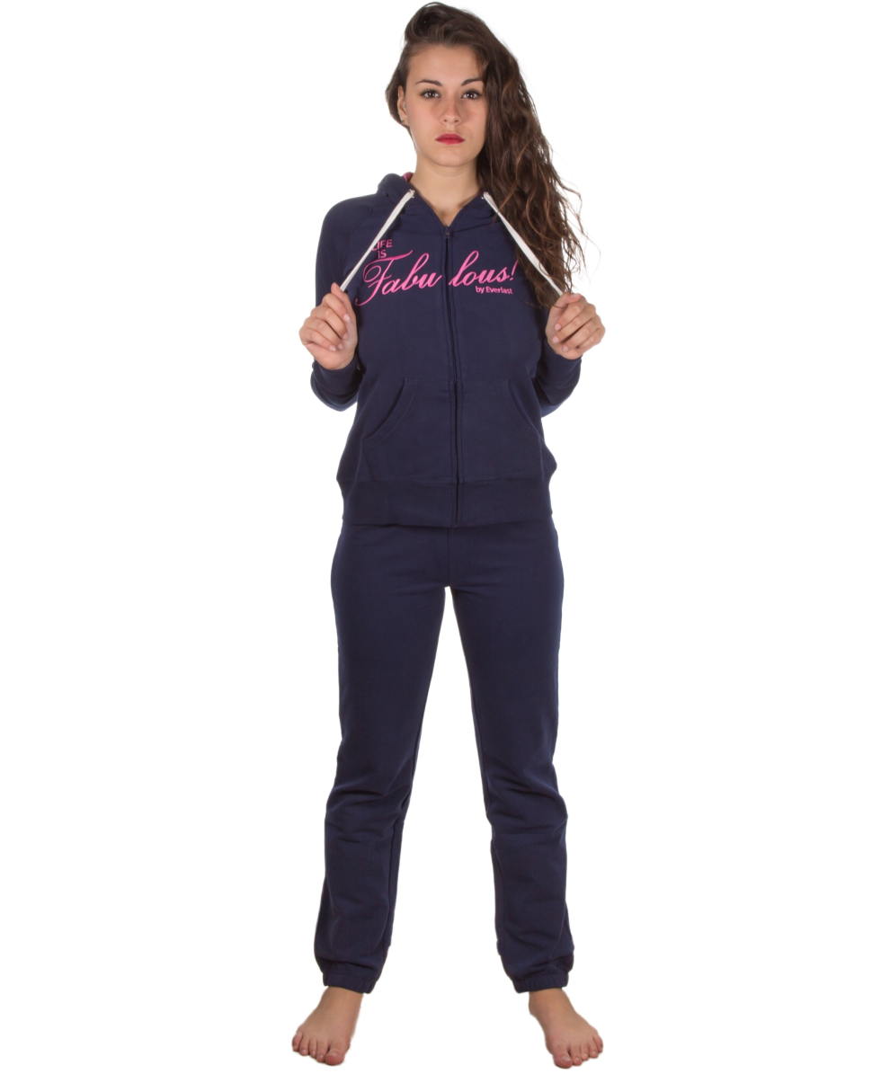 EVERLAST - TUTA GIACCA/CAPP. FELPA - 17W806F15A-4200 - BLUE NAVY
