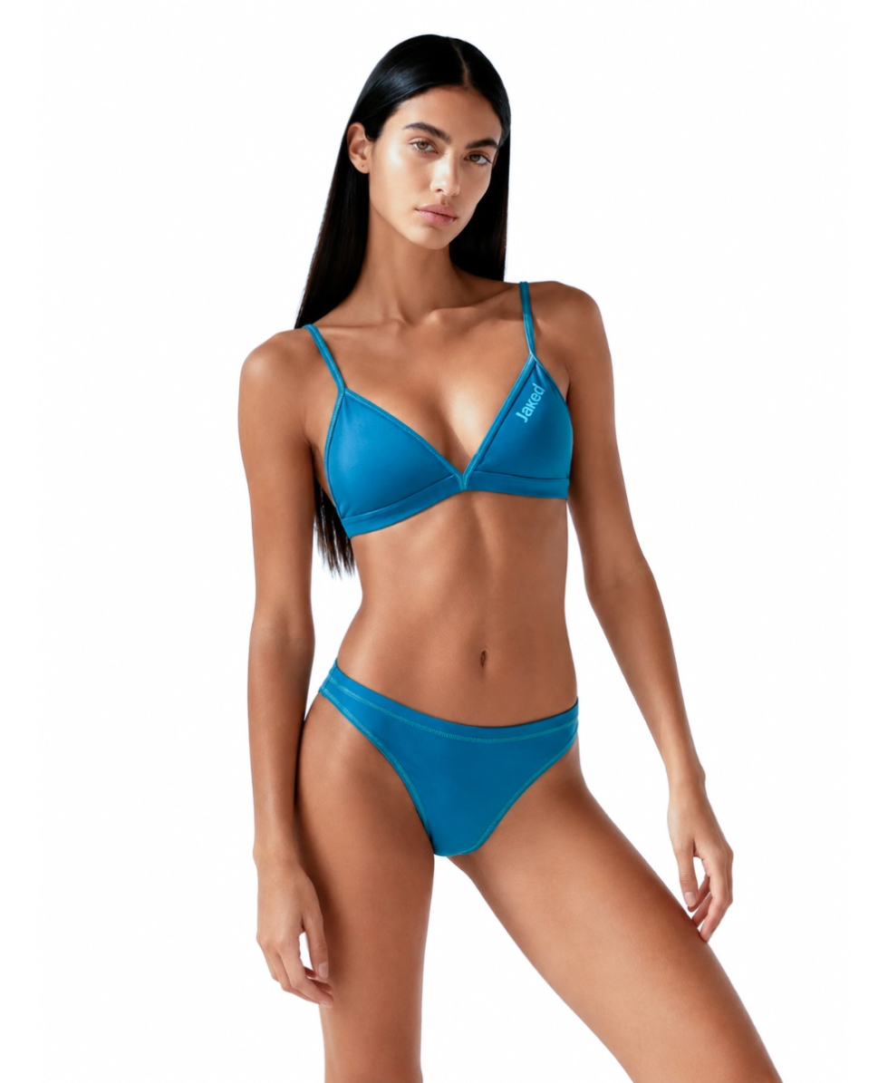 JAKED - COSTUME DUE PEZZI MILANO - JWNUD05006 - OCEAN BLUE/AQUA