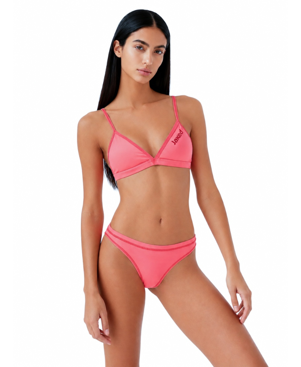 JAKED - COSTUME DUE PEZZI MILANO - JWNUD05006 - CORAL/STRAWBERRY
