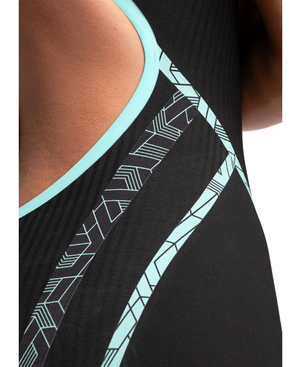 ARENA - POWERSKIN PRIMO OPEN BACK - 007768100 - BLACK/TEAL