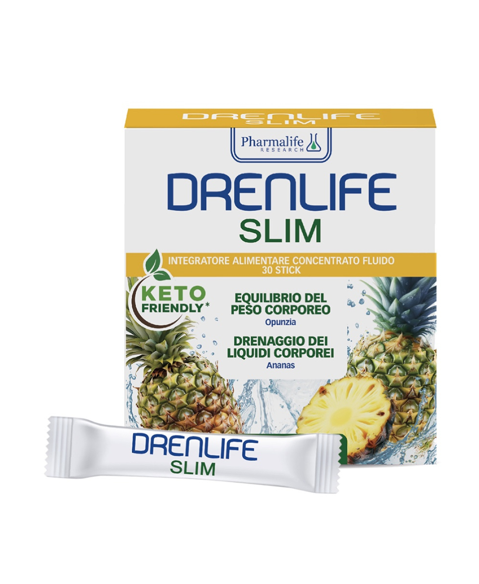 PHARMALIFE - DRENANTE - DRENLIFE SLIM STICK - 2139NA - 30x10ml - ANANAS