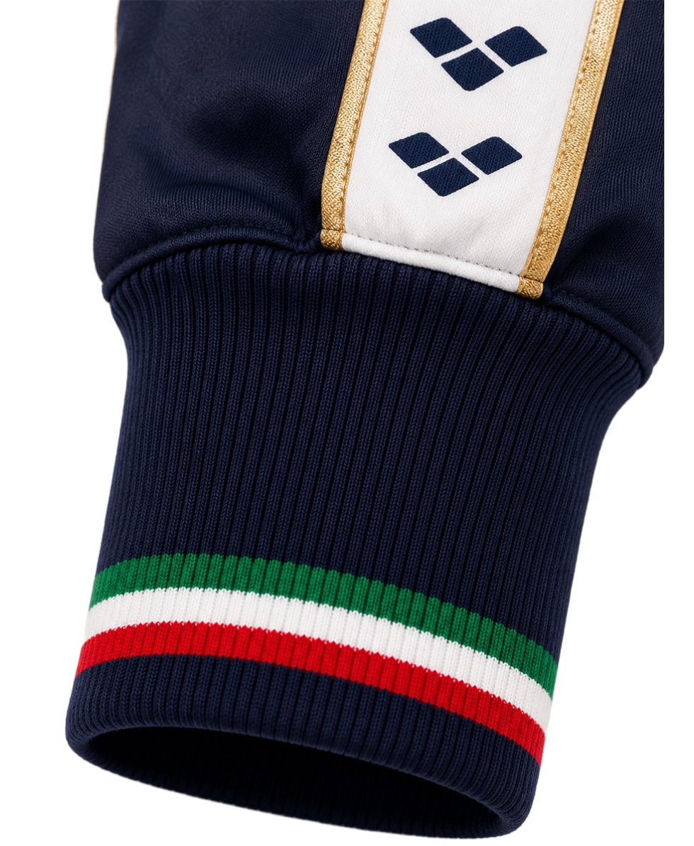 ARENA - GIACCA ZIP - FIN JACKET PANEL - 005838719 - NAVY/WHITE/ROYAL LEN