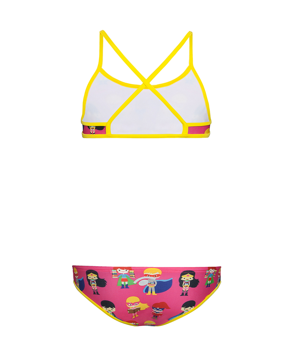 JAKED - COSTUME BIKINI JUNIOR - SUPERHEROES - JCTBA11001 - PINK