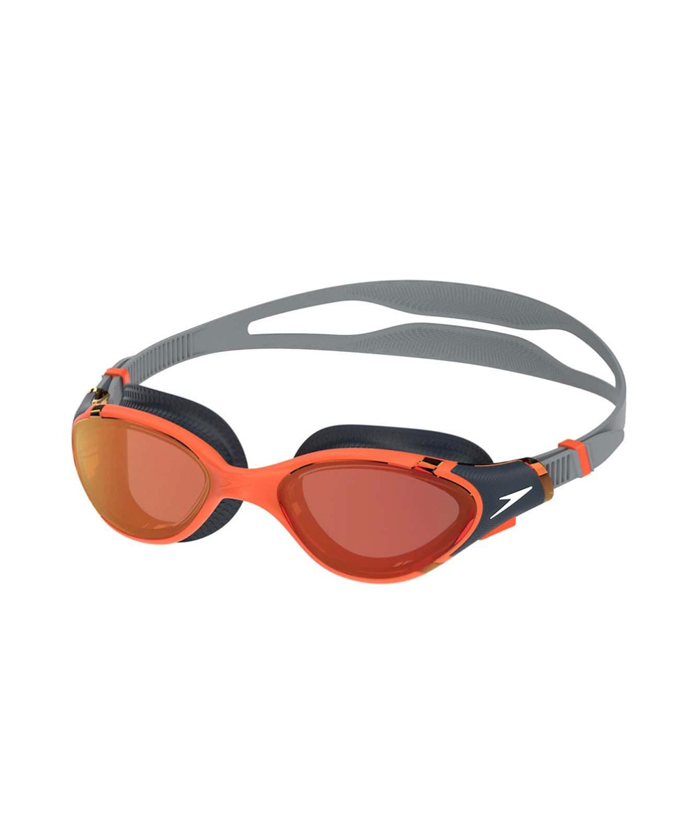SPEEDO - OCCHIALINO ADULTO - BIOFUSE 2.0 MIRROR - 00233117933 - AMBER WAVE/STEEL/CRIMSON