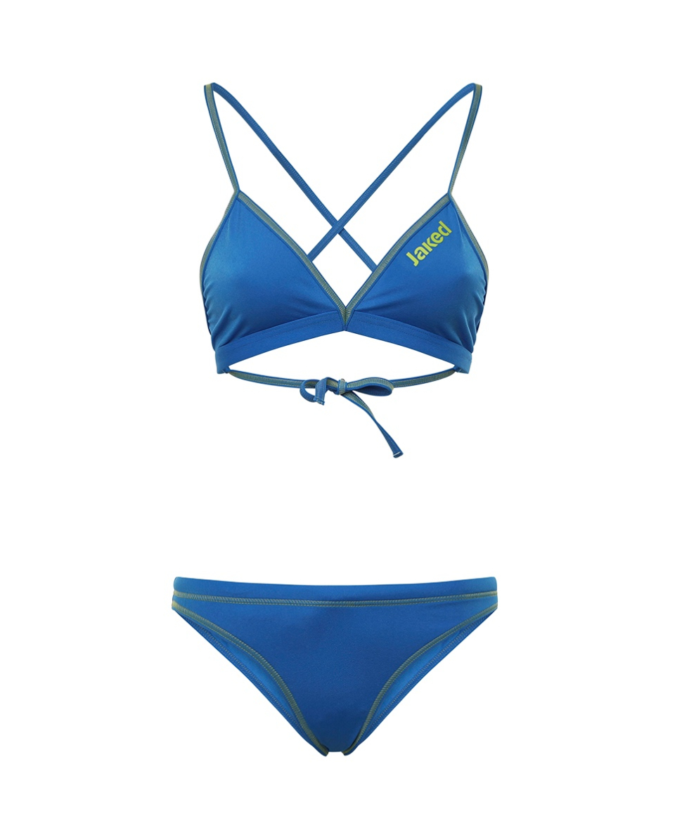 JAKED - COSTUME DUE PEZZI MILANO - JWNUD05006 - ROYAL/YELLOW