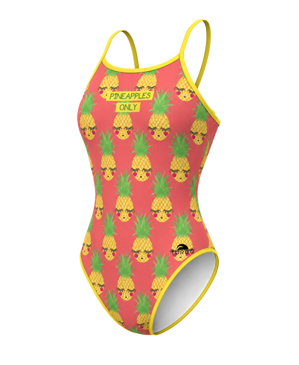 TURBO - COSTUME INTERO JR - PINEAPPLES ONLY - TIR. FINO - 83037914/0018 - CORAL