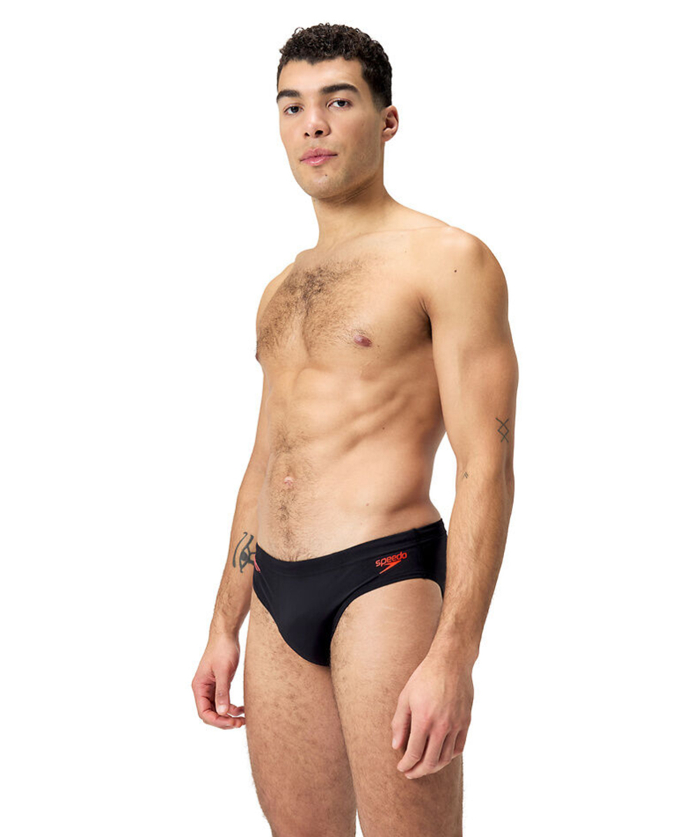 SPEEDO - COSTUME SLIP - TECH PNL BRIEF 7 cm - 00300517518 - BLACK/RED