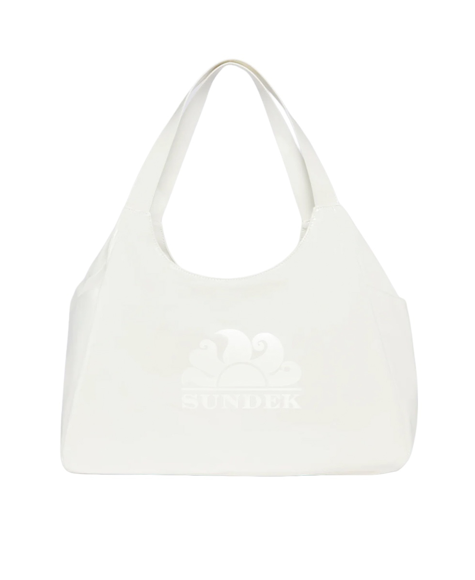 SUNDEK - BORSA SPIAGGIA - CHEL BAG - AW417ABPV400-00601 - WHITE
