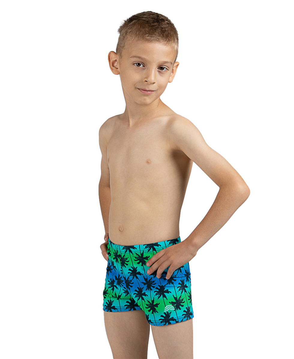 AQUARAPID - COSTUME BIMBO PARIGAMBA - BIKAR - GREEN/ROYAL