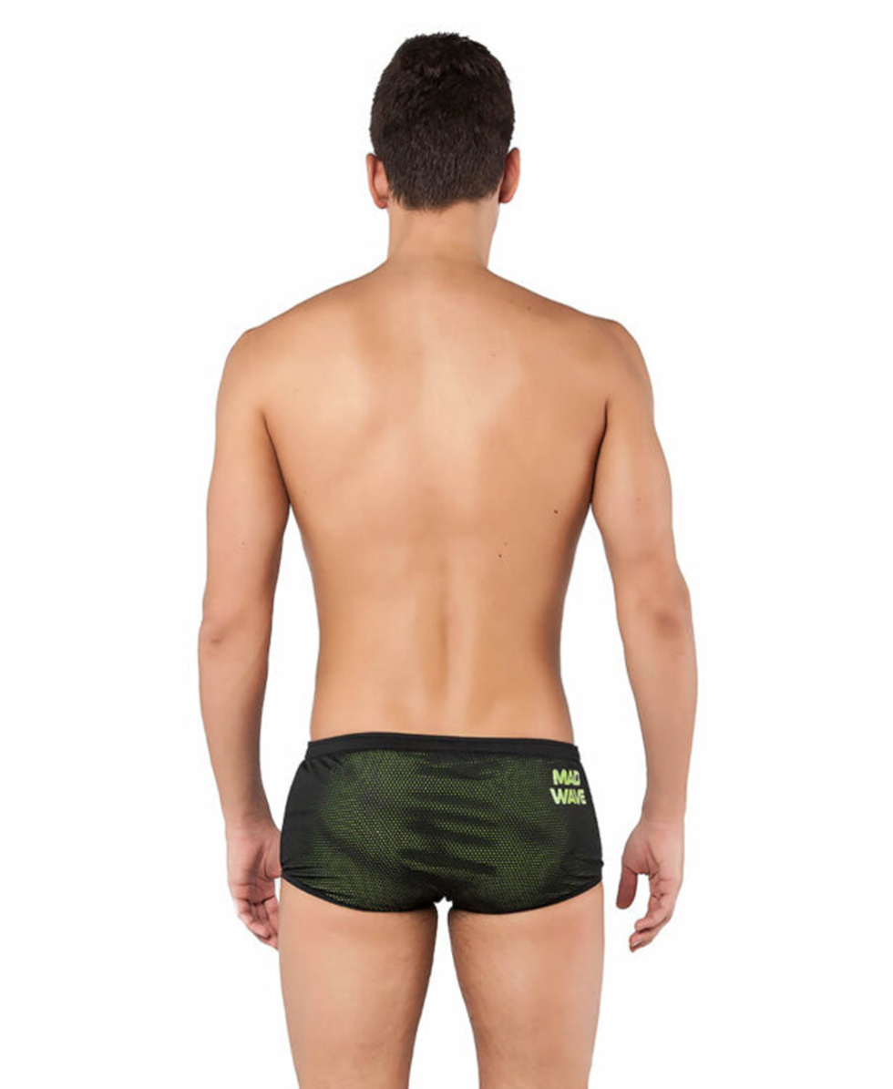 MAD WAVE - DRAG SHORTS - COSTUME PER IL NUOTO FRENATO - M025602 - BLACK/YELLOW