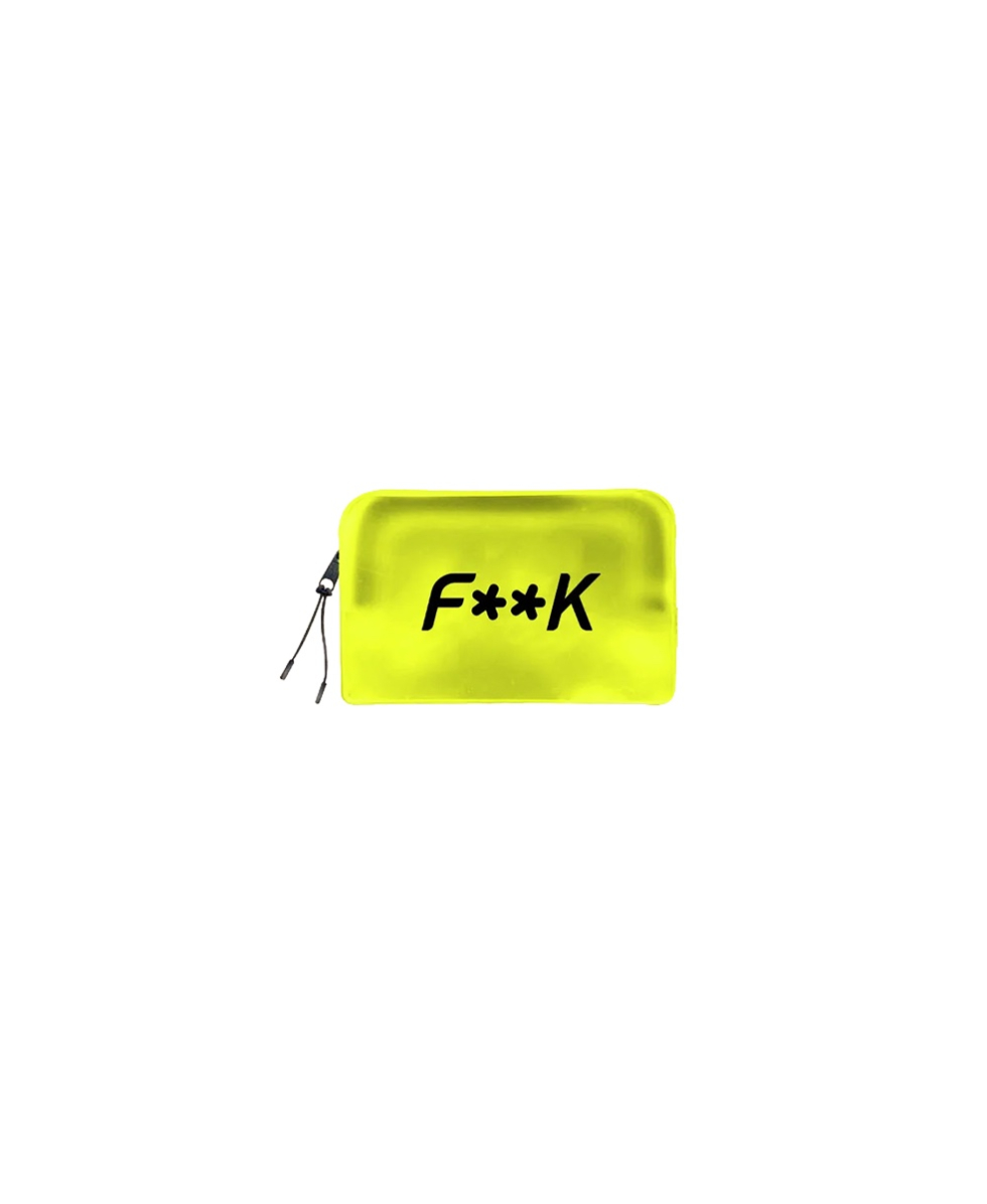 F**K - POCHETTE - 17x11cm - W01AU97-FY - FLUO YELLOW