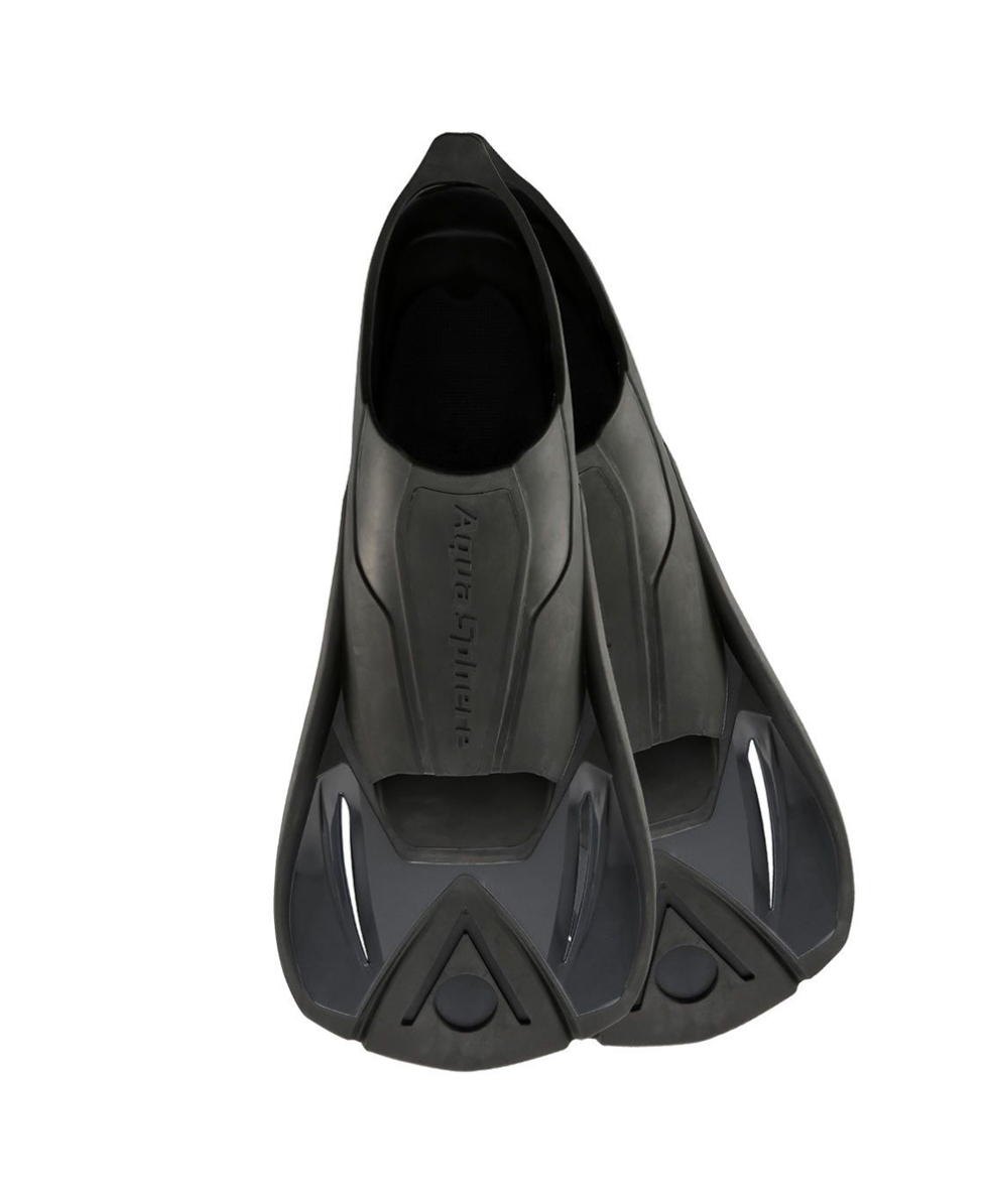 AQUASPHERE - MEZZE PINNE TRAINING - MICROFIN - 226.000 - BLACK - A