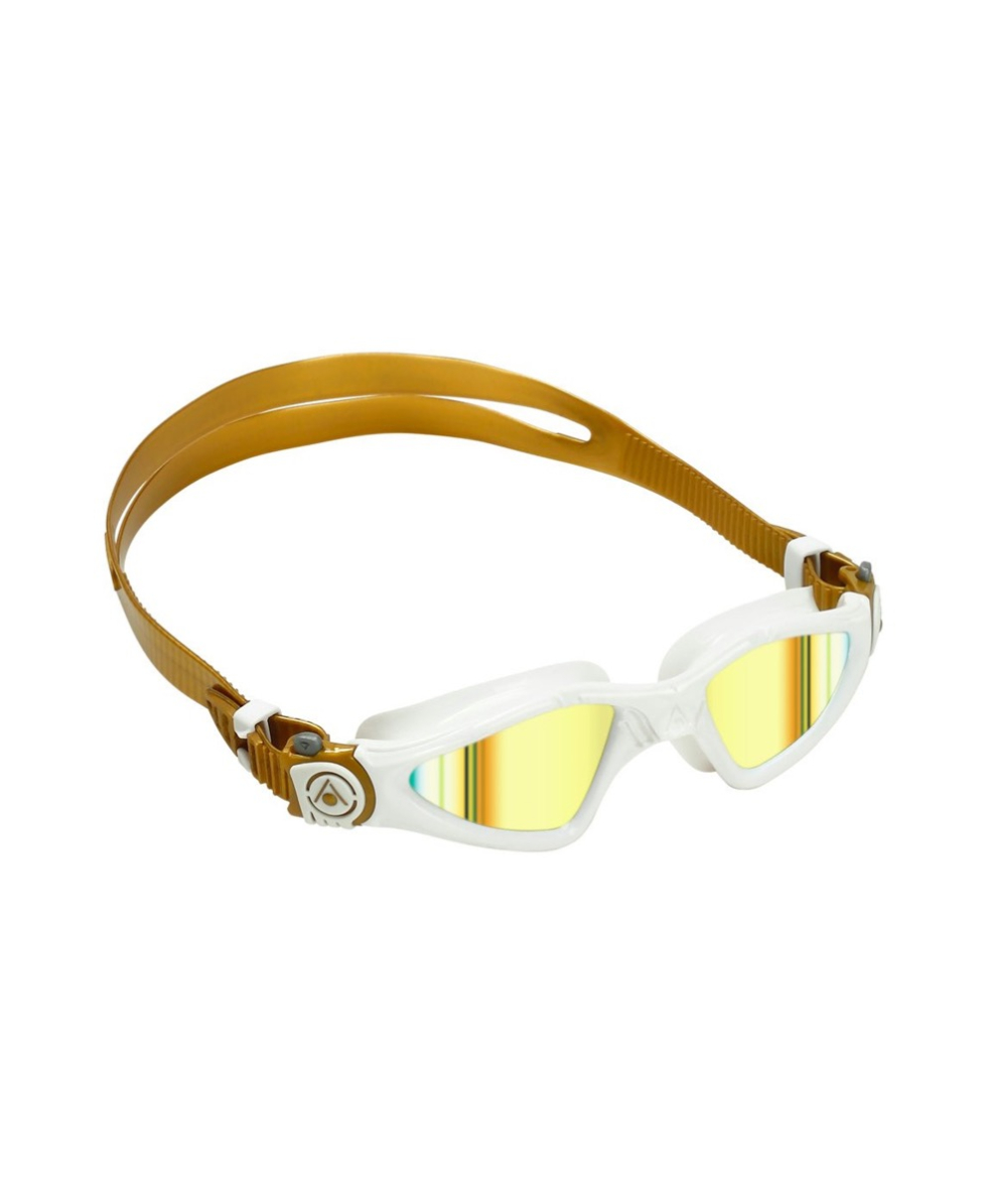 AQUASPHERE - OCCHIALINO KAYENNE SMALL TITANIUM MIRROR - 191.690 - WHITE/GOLD - GOLD LENSES