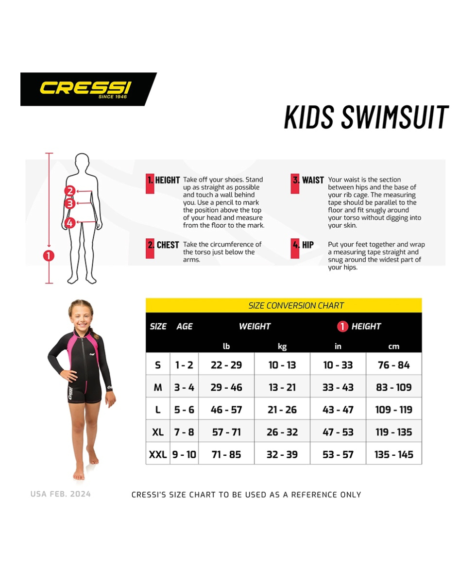 CRESSI - MUTA KIDS - SHORTY - 1.5mm - PINK