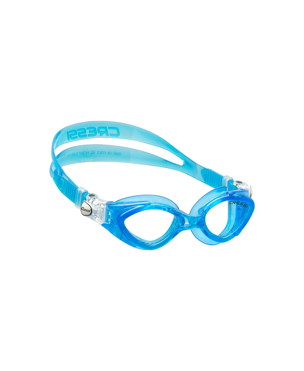 CRESSI - OCCHIALINO BAMBINO - KING CRAB - 7/15 ANNI - DE202263 - BLUE, CLEAR LENSES
