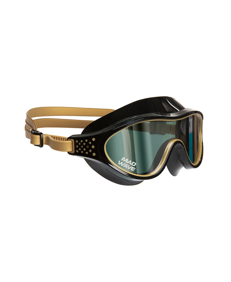 MAD WAVE - MASCHERA SHADE MIRROR - M046404004W - BLACK/GOLD, SILVER LENS
