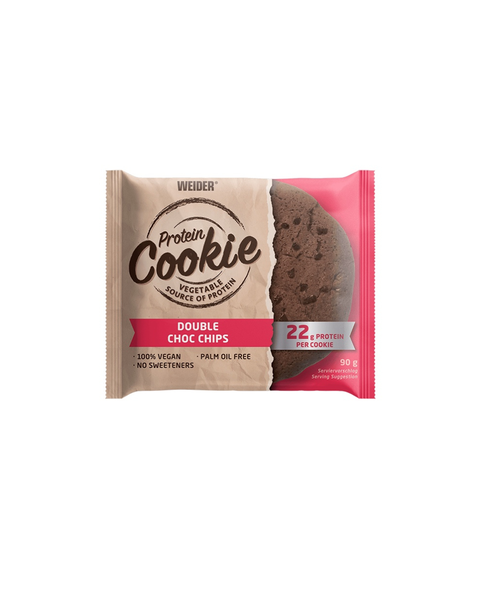 WEIDER - BISCOTTI PROTEICI - PROTEIN COOKIE - 90g - DOUBLE CHOC CHIPS