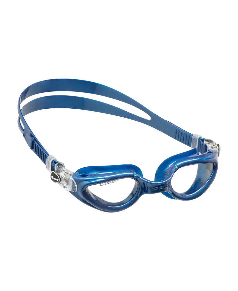 CRESSI - OCCHIALINO - RIGHT - DE2016555 - METAL BLUE, CLEAR LENSES