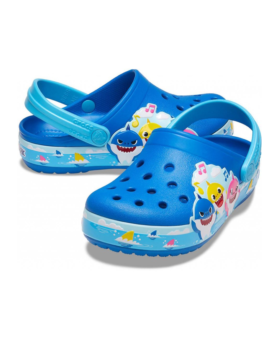 CROCS - SABOT JR - FUN LAB BABY SHARK BAND CLOG - 207066 - BRIGHT COBALT