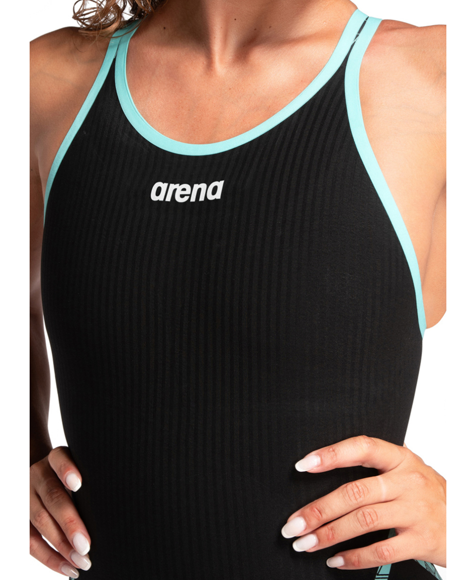 ARENA - POWERSKIN PRIMO OPEN BACK - 007768100 - BLACK/TEAL