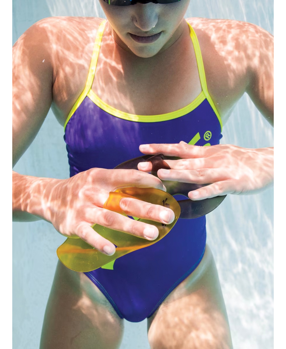 FINIS - PALLETTE TECNICHE - ISO PADDLES - 1.05.033 - BLACK/YELLOW 