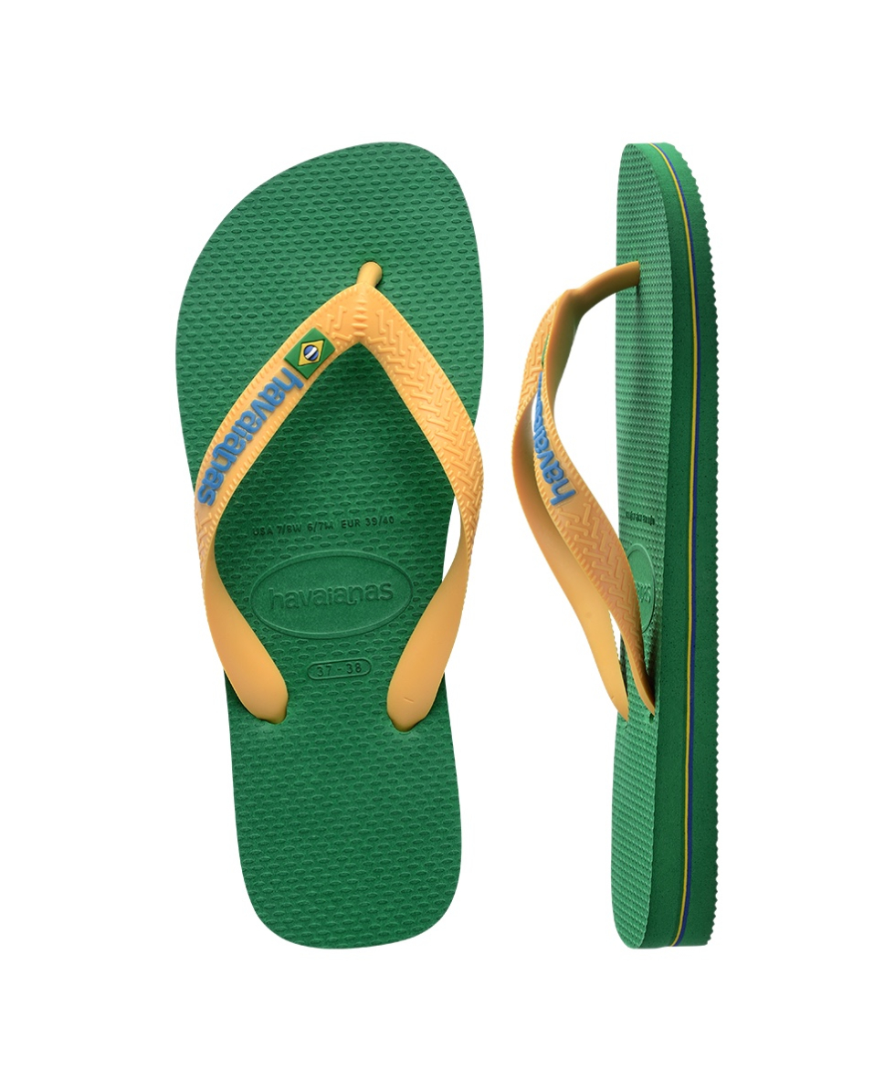 HAVAIANAS - INFRADITO UNISEX - BRASIL LOGO - 4110850-2079 - GREEN/YELLOW