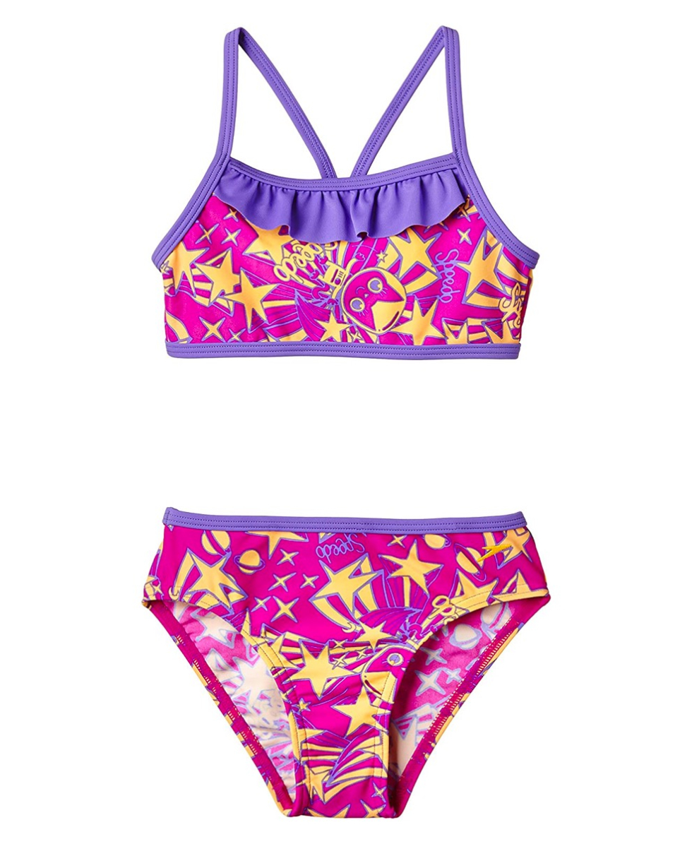 SPEEDO - COSTUME BIKINI BIMBA - 07971A067 - ORANGE/PURPLE