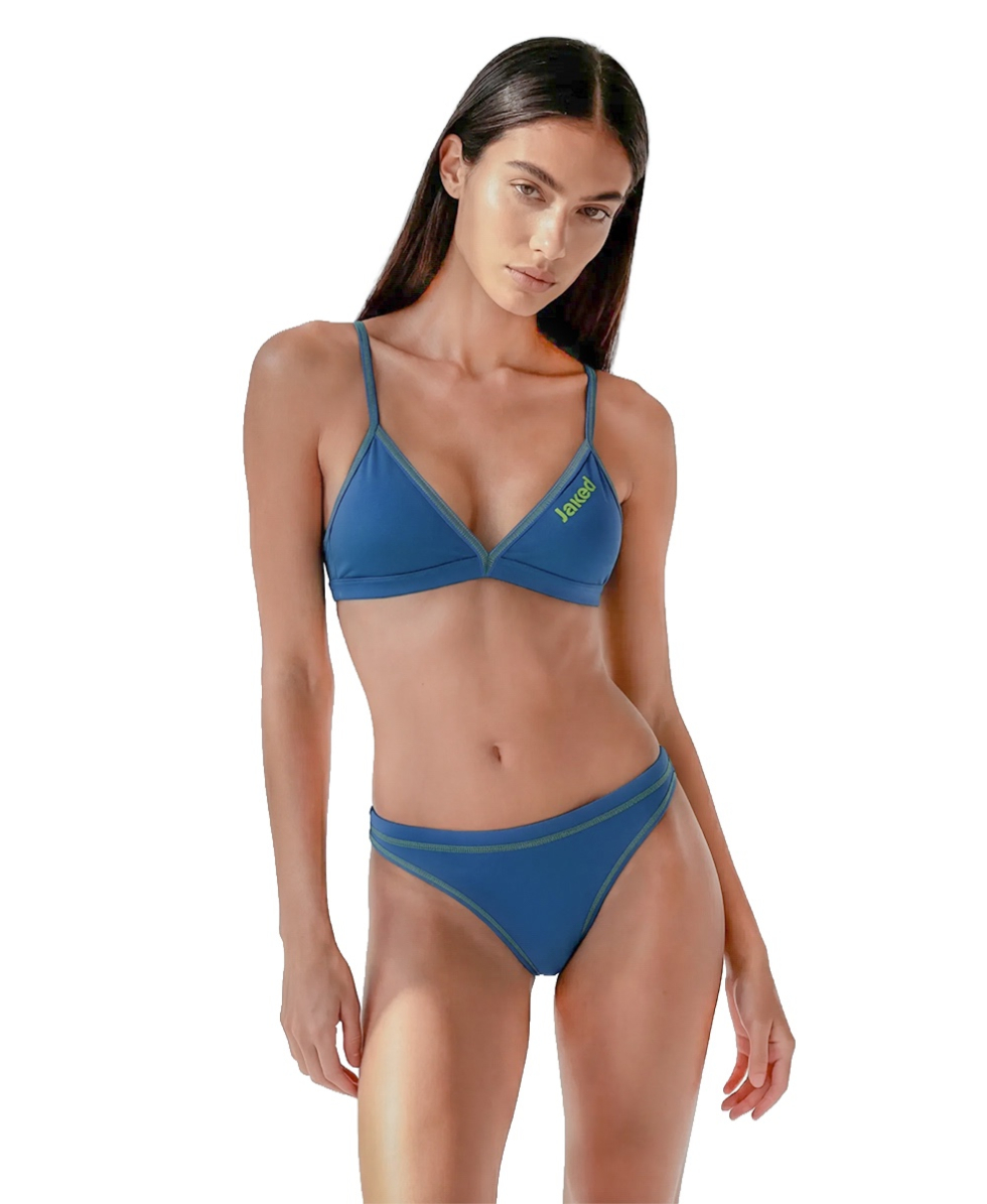 JAKED - COSTUME DUE PEZZI MILANO - JWNUD05006 - ROYAL/YELLOW