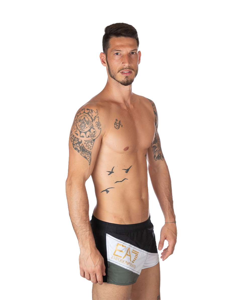EMPORIO ARMANI - COSTUME SHORT - CBLOCK - 902008 8P735 00020 - BLACK