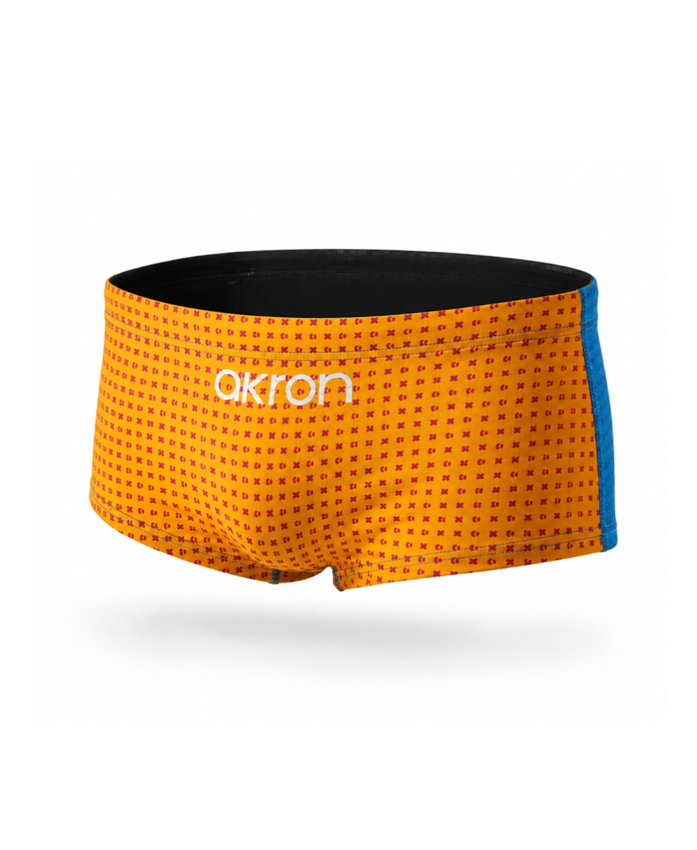 AKRON - COSTUME SHORT 17cm - ALIMO 4 COLOURS - 888-3 - ORANGE/BLUE