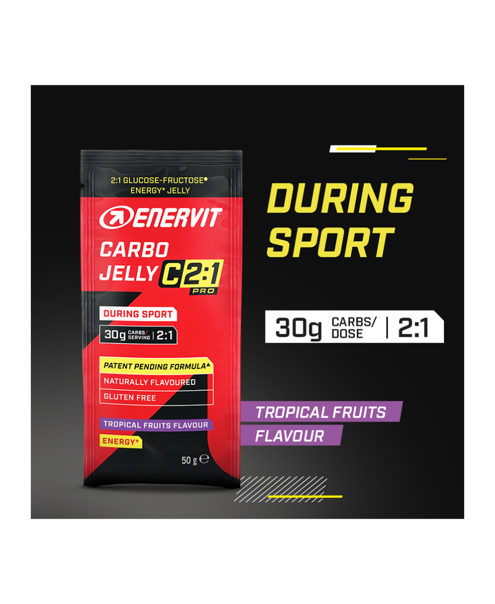 ENERVIT - CARBO JELLY C2:1 PRO - 50G - 90528 - TROPICAL FRUITS