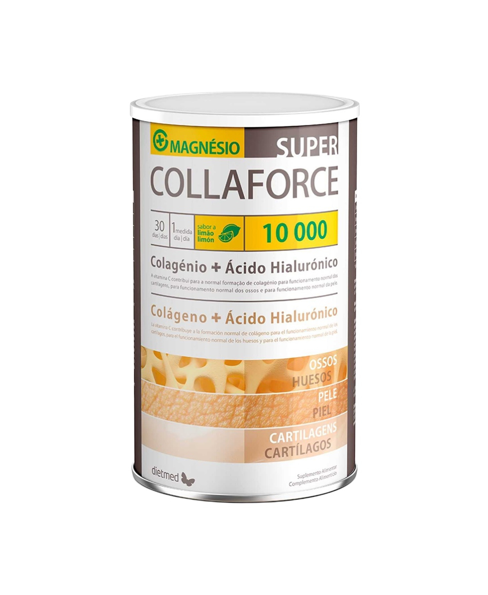 DIETMED - COLLAGENE - COLLAFORCE SUPER 10.000 + ACIDO IALURONICO - 450gr - LEMON