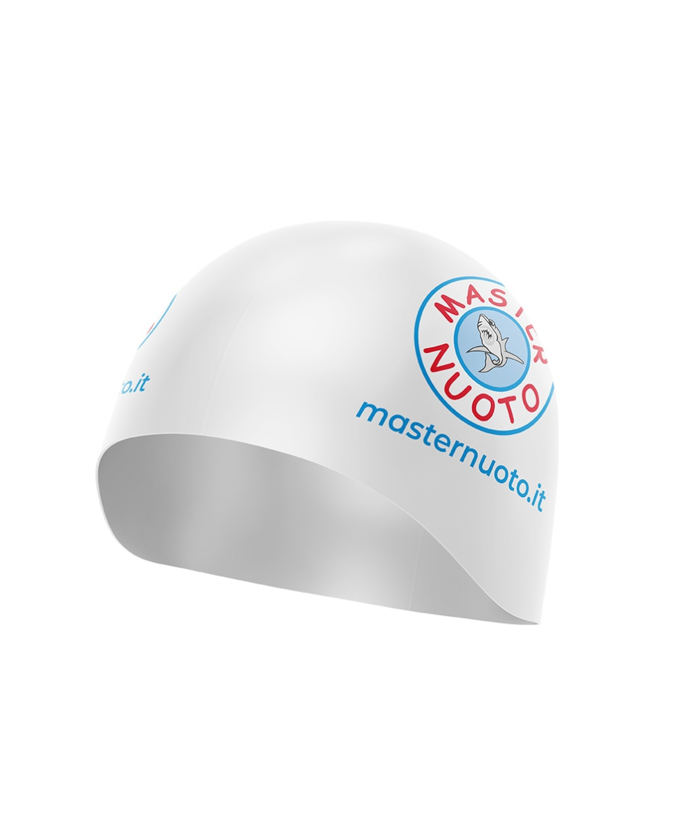 MASTER NUOTO - CUFFIA IN SILICONE PREMIUM - MN0999 - WHITE