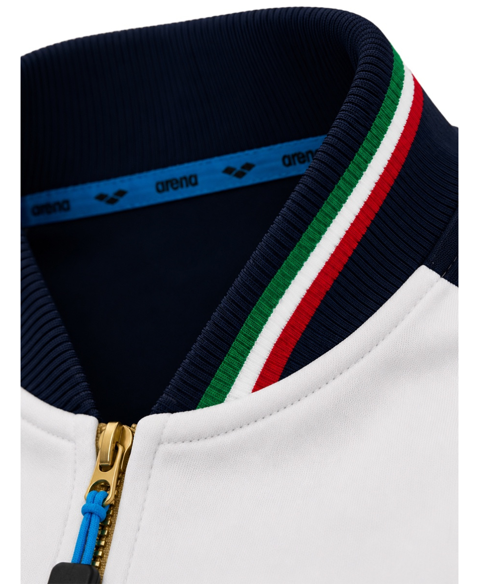ARENA - GIACCA ZIP - FIN JACKET PANEL - 005838719 - NAVY/WHITE/ROYAL LEN