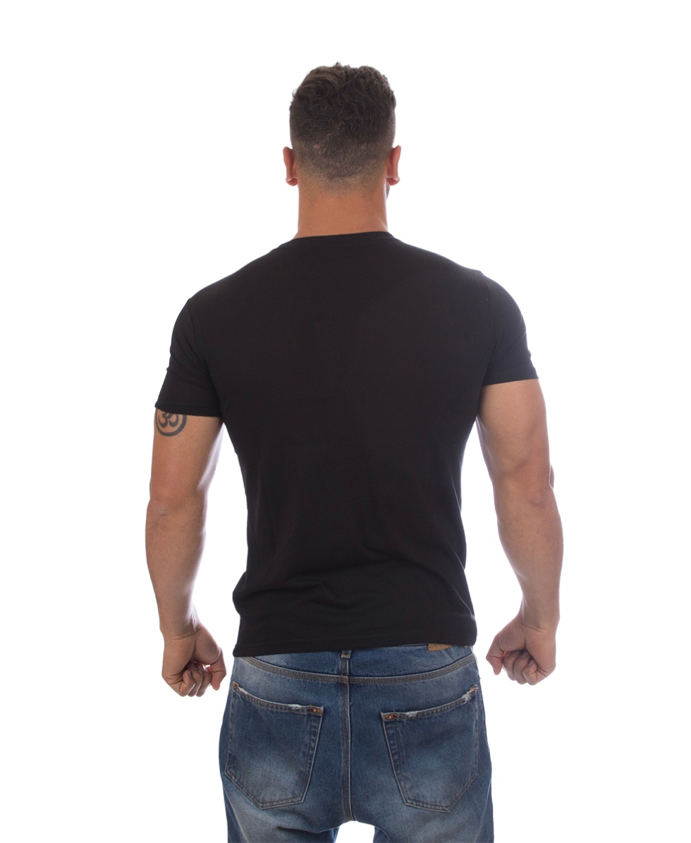 SUNDEK - T-SHIRT CREW NECK - M925TEJ6300-004 - BLACK
