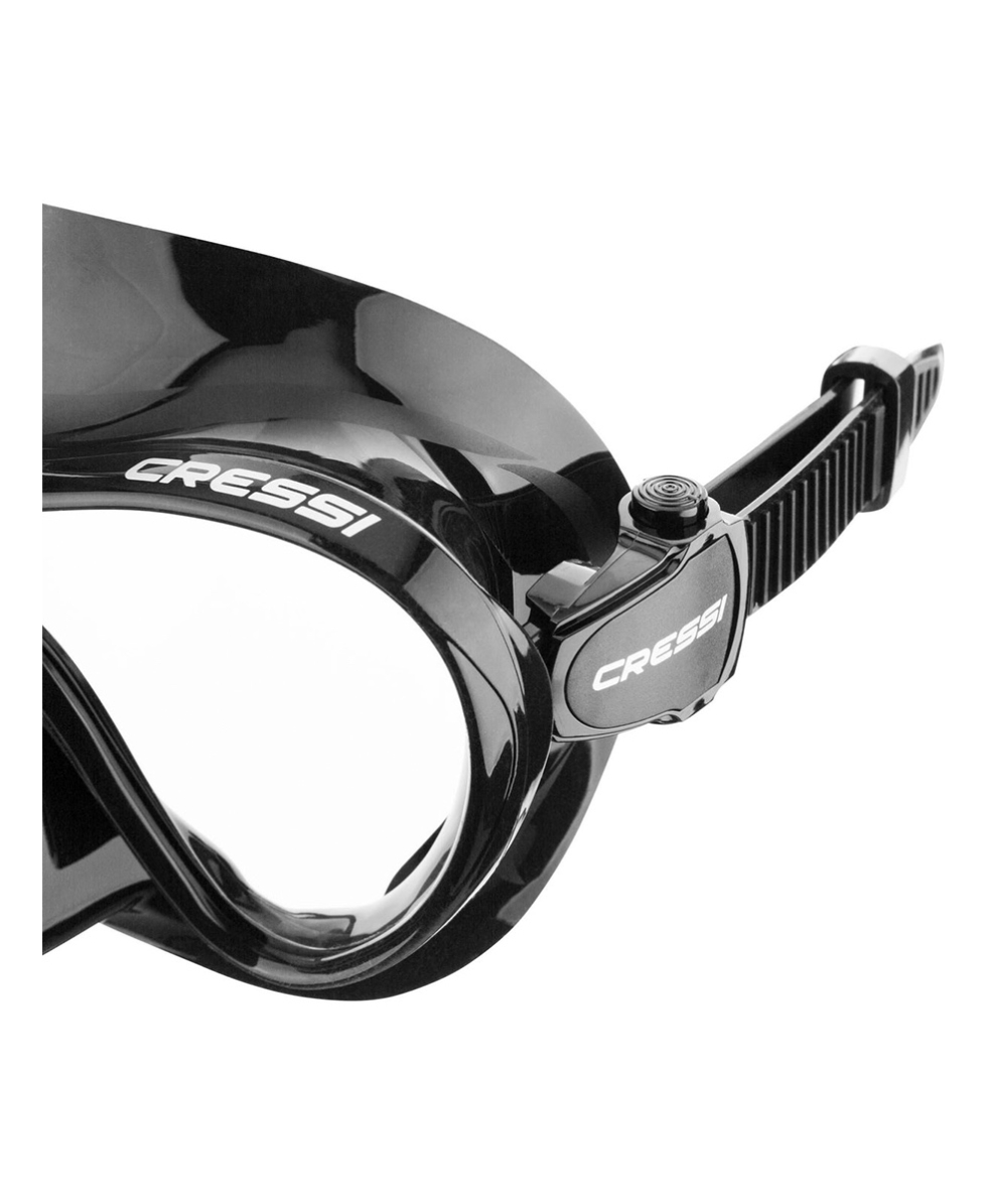 CRESSI - MASCHERA FRAMELESS DA SNORKELING - F1 - ZDN282150 - BLACK/CLEAR