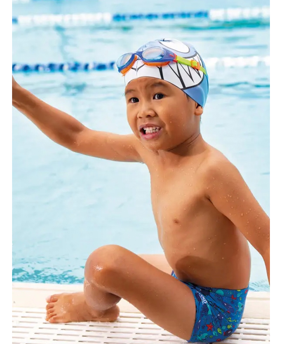 ZOGGS - CUFFIA SILICONE JUNIOR - CHARACTER JAWS - 465050 - BLUE