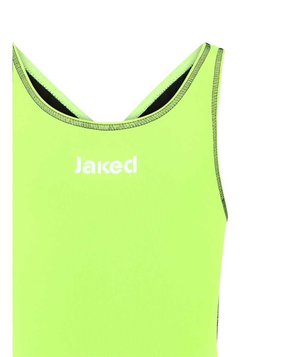 JAKED - COSTUME INTERO JUNIOR MILANO - JWNUA05001 - FLUO YELLOW/BLACK