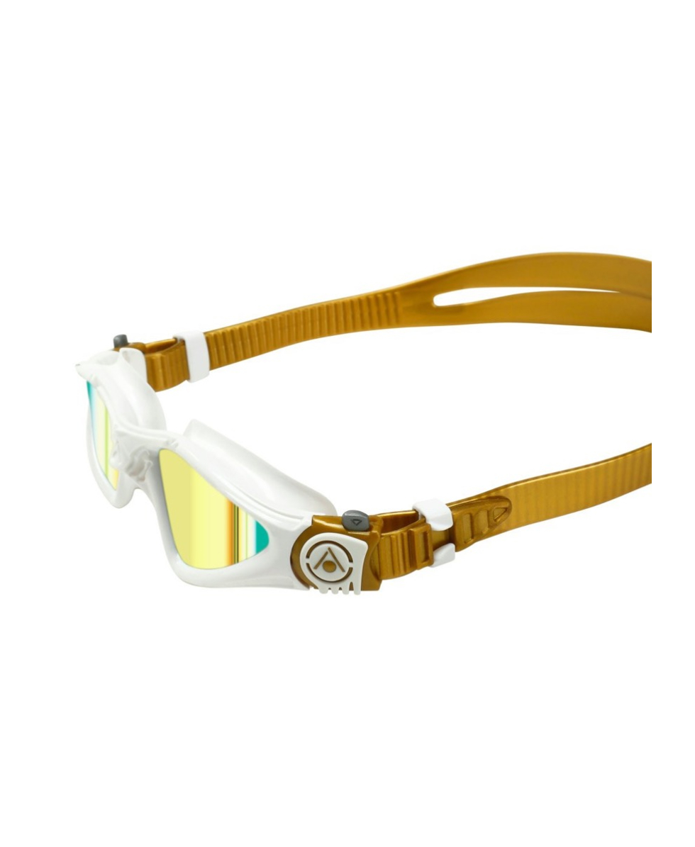 AQUASPHERE - OCCHIALINO KAYENNE SMALL TITANIUM MIRROR - 191.690 - WHITE/GOLD - GOLD LENSES