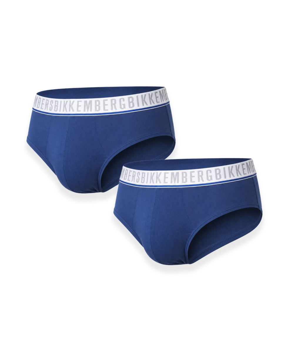 BIKKEMBERGS - SLIP - INTIMO JUNIOR - PACCHETTO 2 SLIP - S233-L03-3100 - BLUE