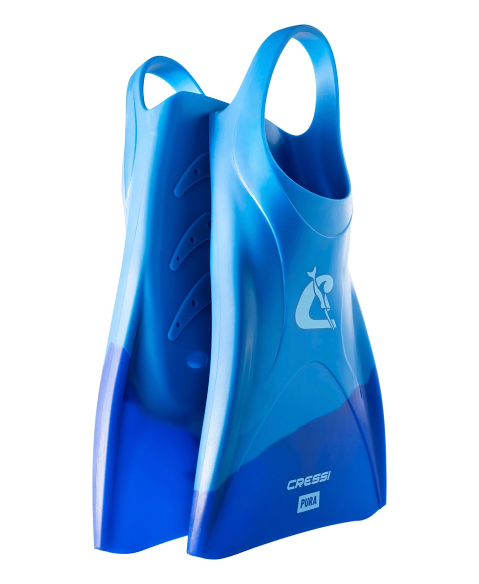 CRESSI - PINNE CORTE NUOTO SILICONE - PURA FINS - XCA602035 - BLUE